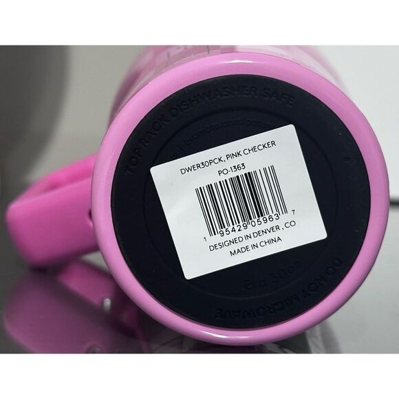 NWT LIMITED EDITION Brumate 30oz Era, PINK CHECKER - Picture 5 of 5